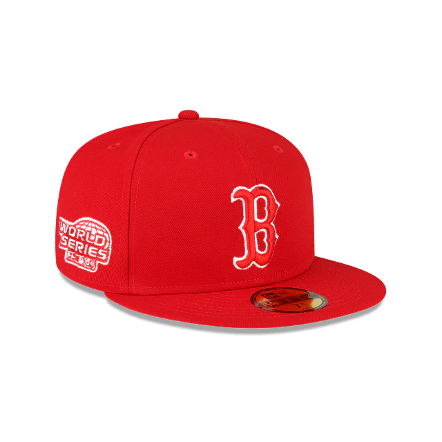 BOSTON RED SOX SIDEPATCH 2004 WORLD SERIES 59FIFTY FITTED JR S SPORTS