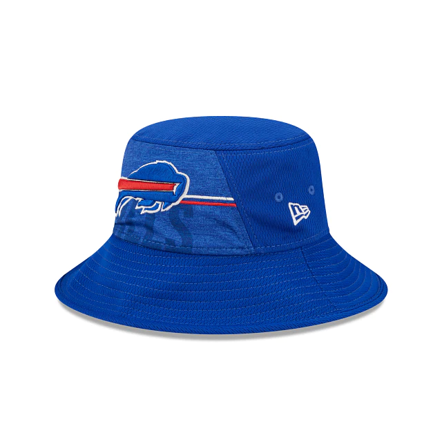 Buffalo Bills 2023 Training Stretch Bucket Hat, Blue, NFL by New Era