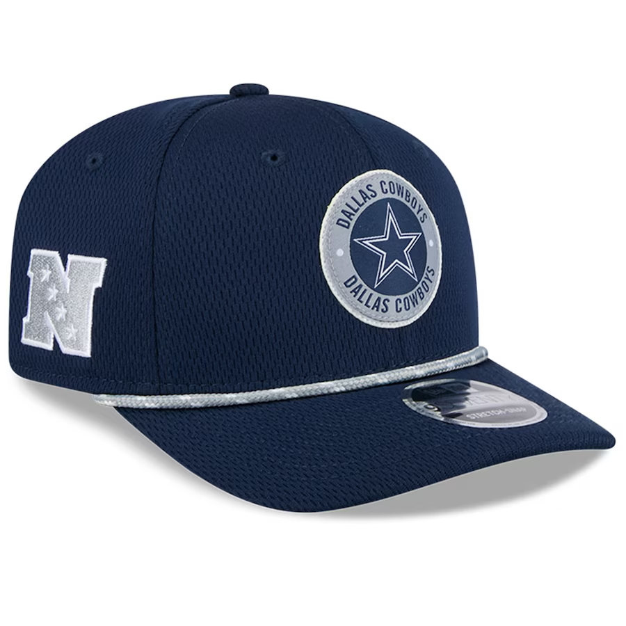 DALLAS COWBOYS 2024 NFL SIDELINE 9SEVENTY STRETCH SNAPBACK HAT BLUE JR S SPORTS