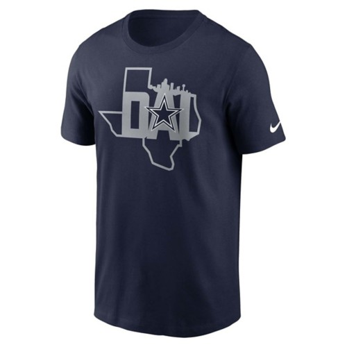 Dallas Cowboys Men's Local Skyline T-Shirt - Blue 23 Blu / 2XL