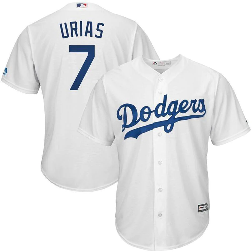 JULIO URIAS YOUTH REPLICA LOS ANGELES DODGERS JERSEY - WHITE – JR'S SPORTS