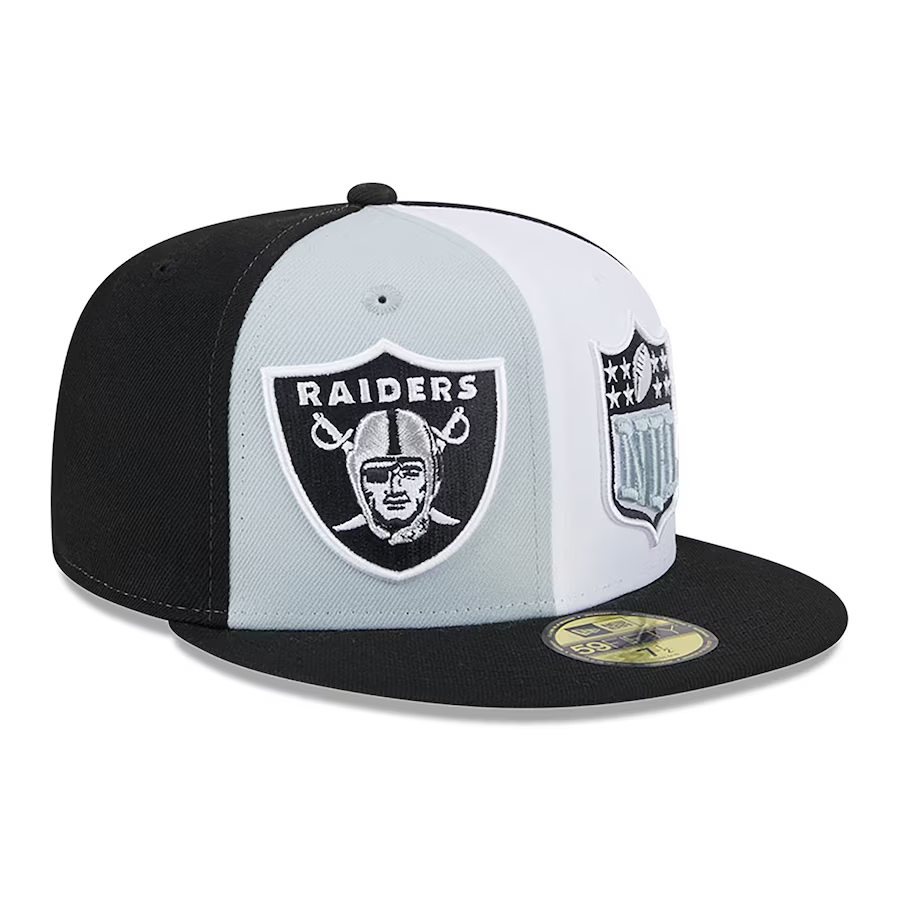 Las Vegas Raiders New Era Icon 9FIFTY Snapback Hat - Black