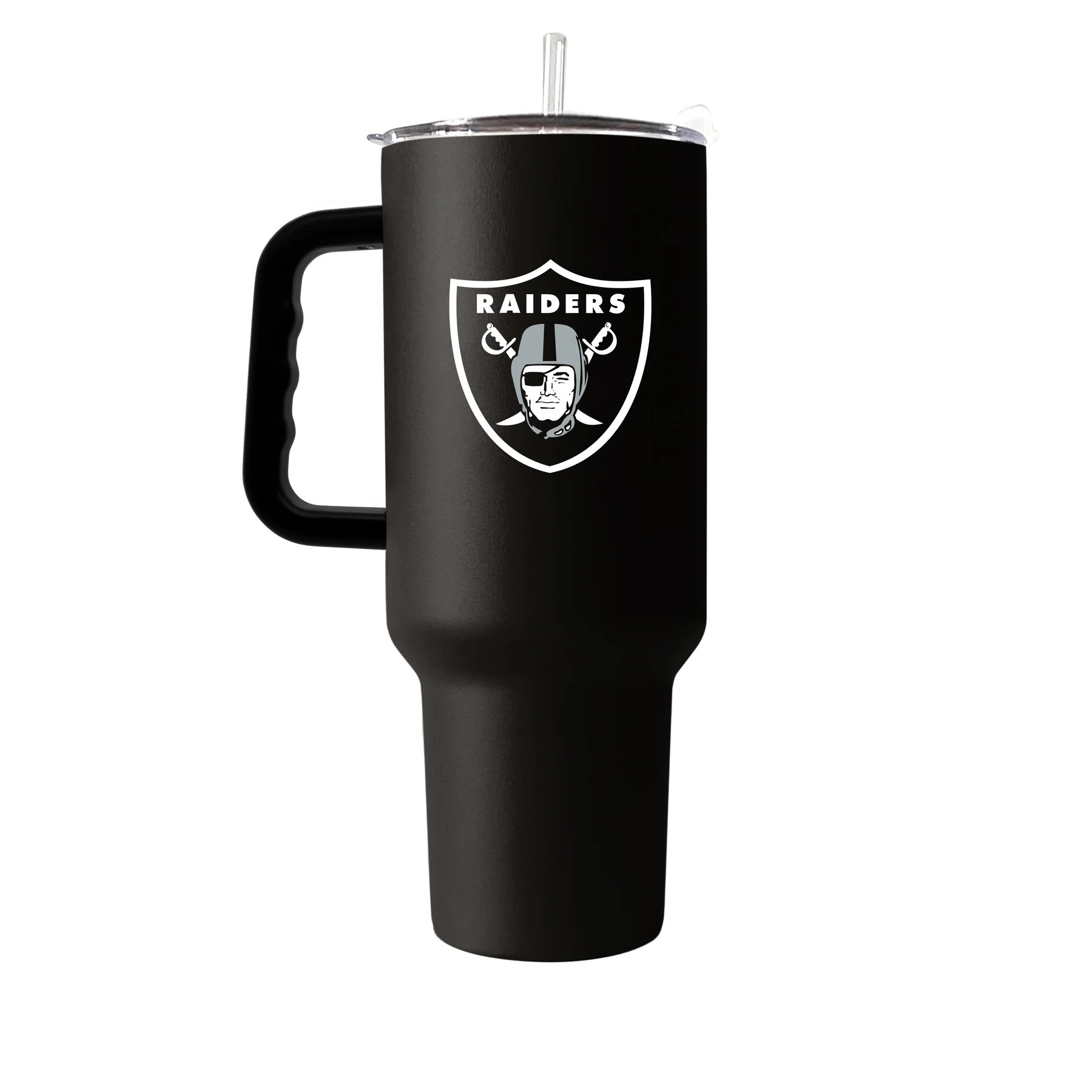 Las Vegas Raiders 24oz. Personalized Stealth Travel Tumbler - Black