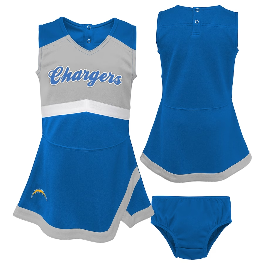 NFL, Team: BRONCOS ,Toddler Cheerleader Outfit, Team Colors