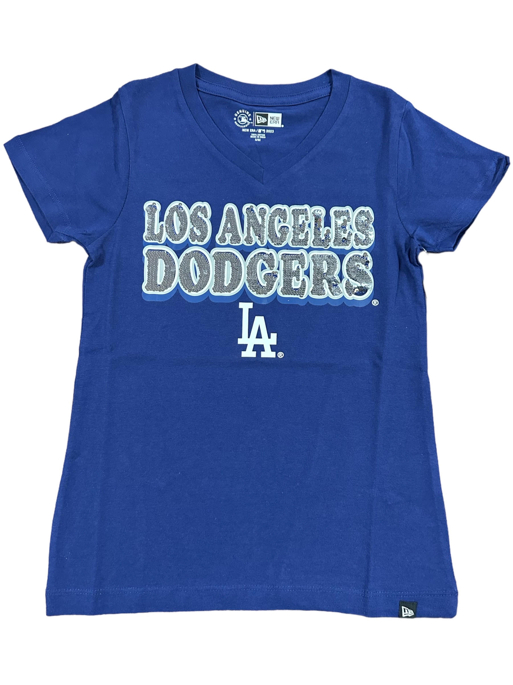 New Era Los Angeles Dodgers Girls Wordmark Sequins 23 / 7/8