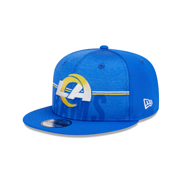 LA Rams' 2021 training camp hats feature ram head logo