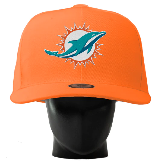 Orange miami dolphins hat online