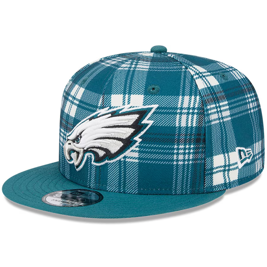 PHILADELPHIA EAGLES 2024 NFL SIDELINE STATEMENT 9FIFTY SNAPBACK HAT JR S SPORTS