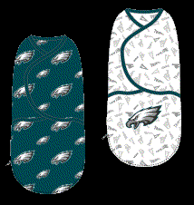 NFL Philadelphia Eagles Gift Set, 2-Piece Set (Bib & Pre-Walkers)