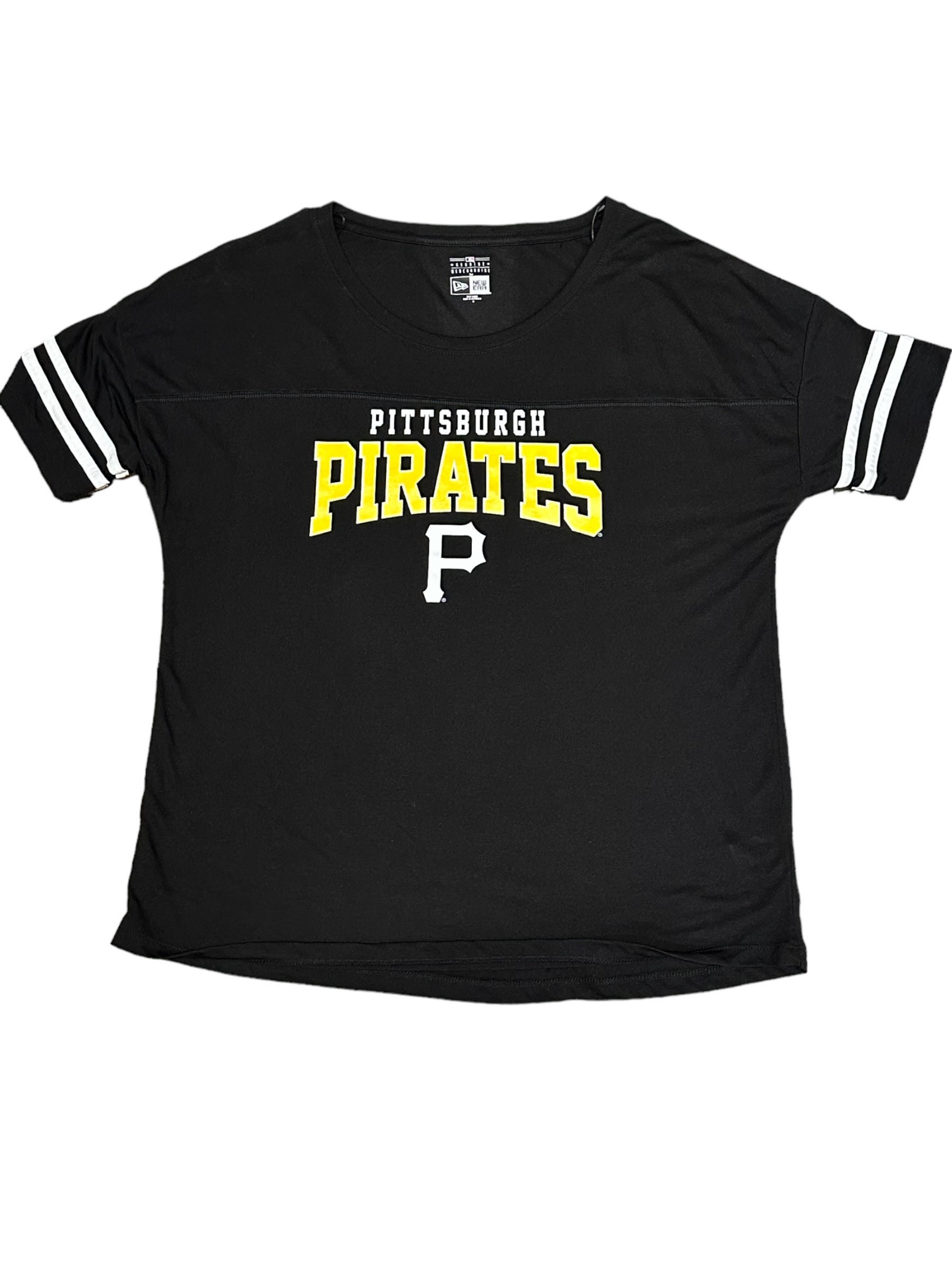 PITTSBURGH PIRATES WOMEN S STRIPE VALUE TEE JR S SPORTS