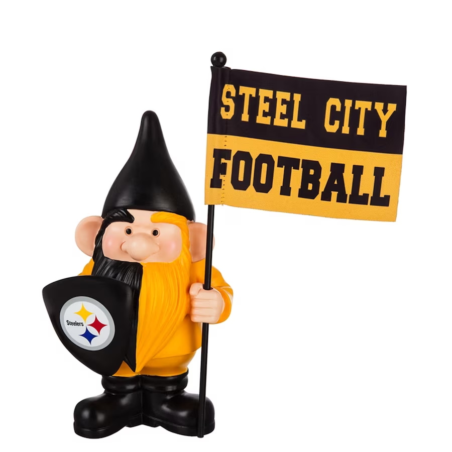 Evergreen Pittsburgh Steelers Gnome Flag Holder