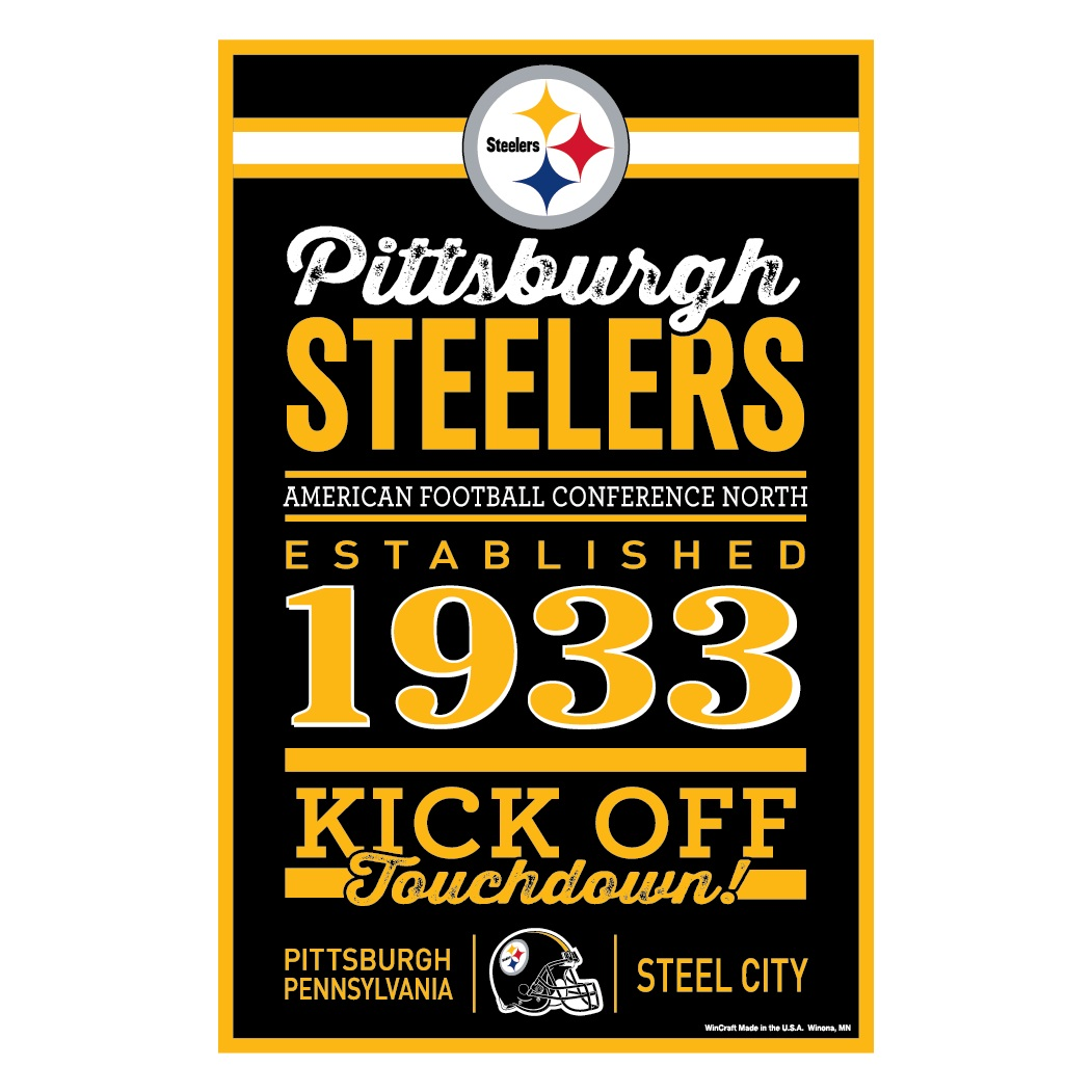 : Pittsburgh City Sports Steelers Poster American