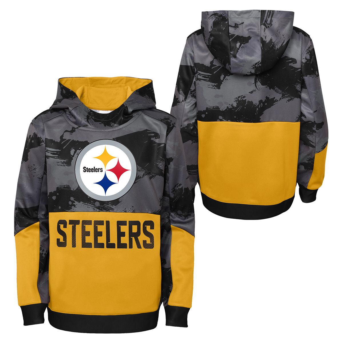 PITTSBURGH STEELERS KIDS COVERT HOODED SWEATSHIRT JR S SPORTS