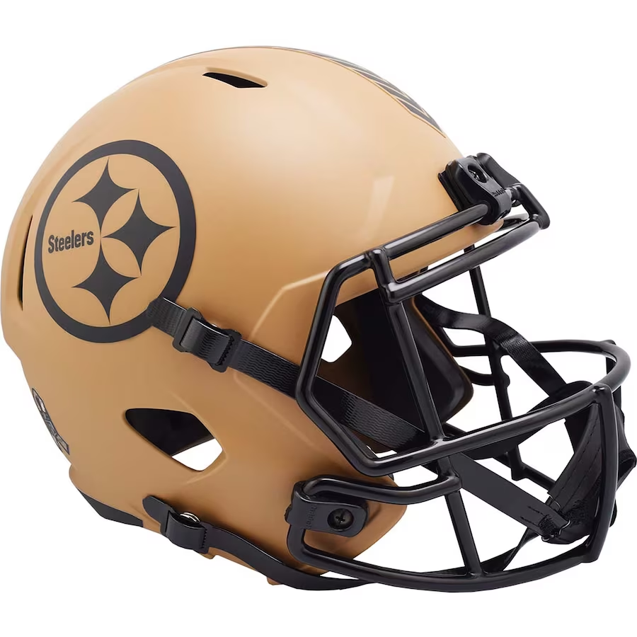 PITTSBURGH STEELERS RIDDELL 2023 SALUTE TO SERVICE FULL SIZE REPLICA SPEED  HELMET