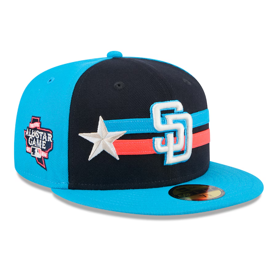 SAN DIEGO PADRES 2024 MLB ALL STAR GAME 59FIFTY FITTED HAT JR S SPORTS