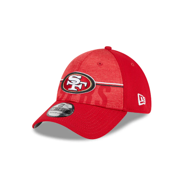 San Francisco 49ers Red Gold Hat Cap New 39Thirty New Era