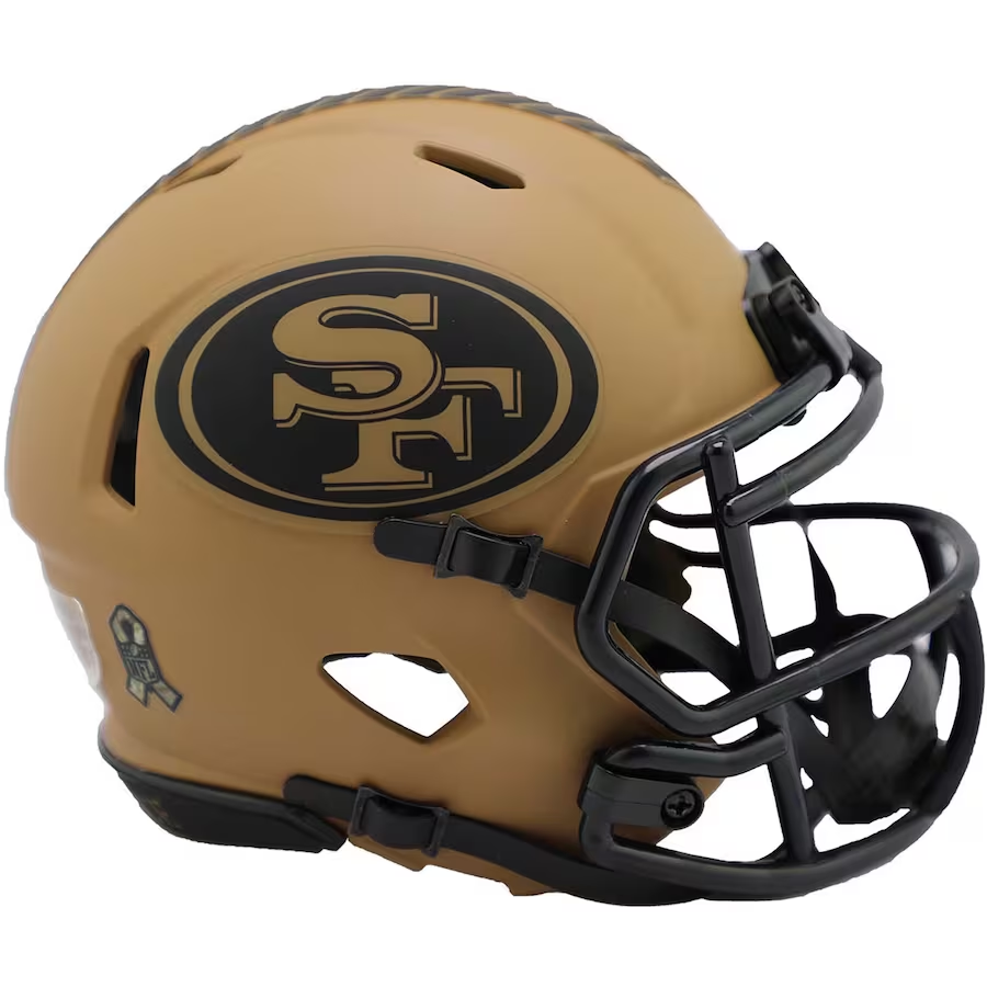 San Francisco 49ers Riddell Faithful to The Bay Speed Mini Helmet