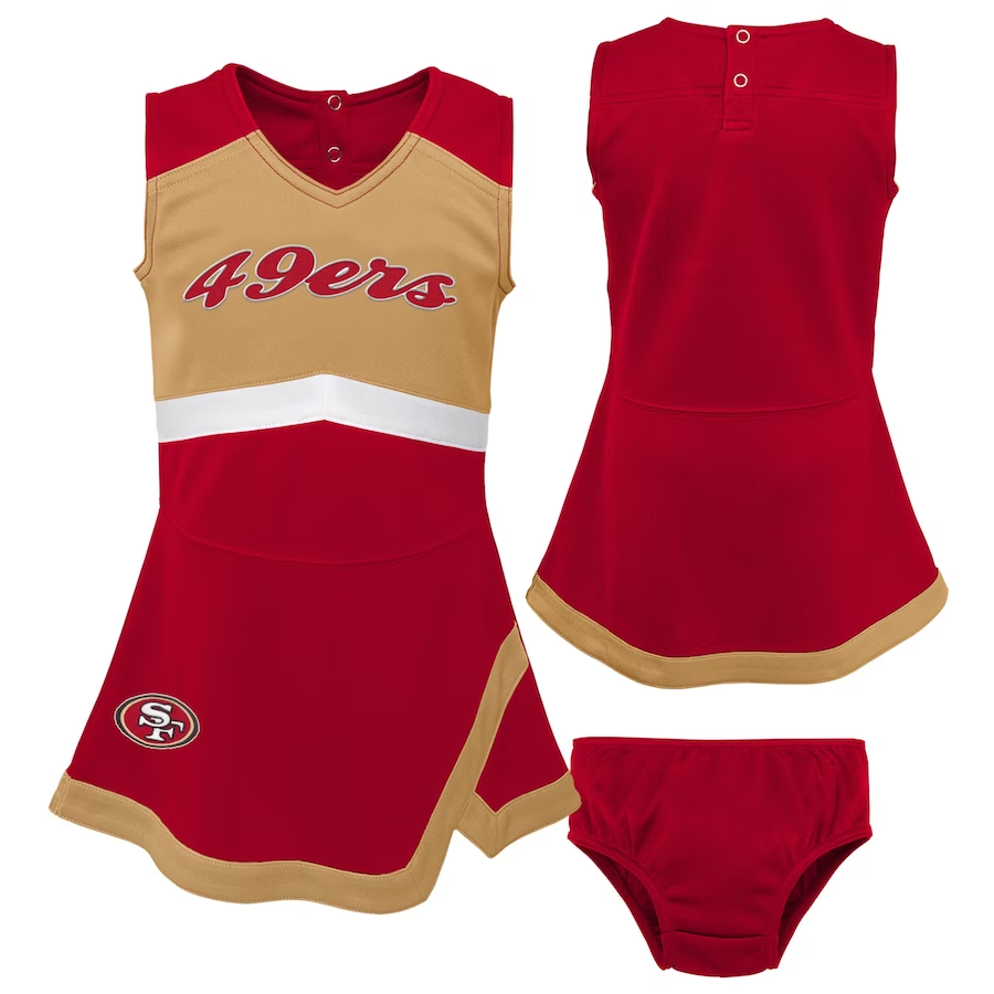 NFL Cleveland Browns Toddler Girls' Cheer Set - 4T