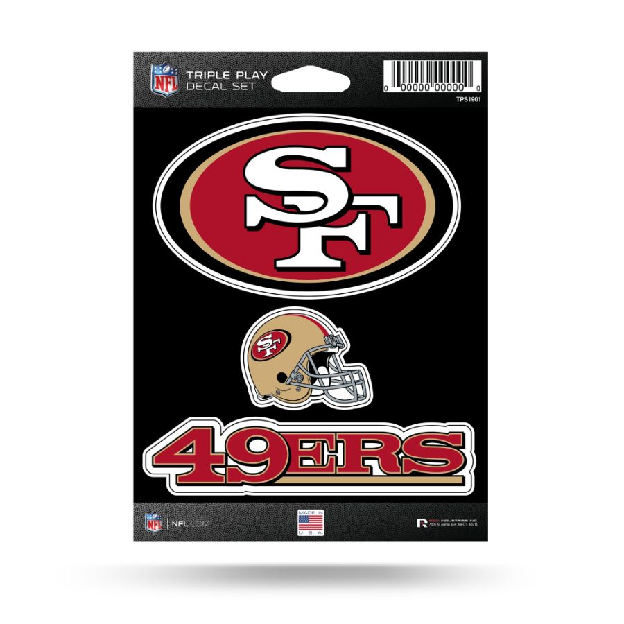 San Francisco 49ers Stickers, Decals & Bumper Stickers