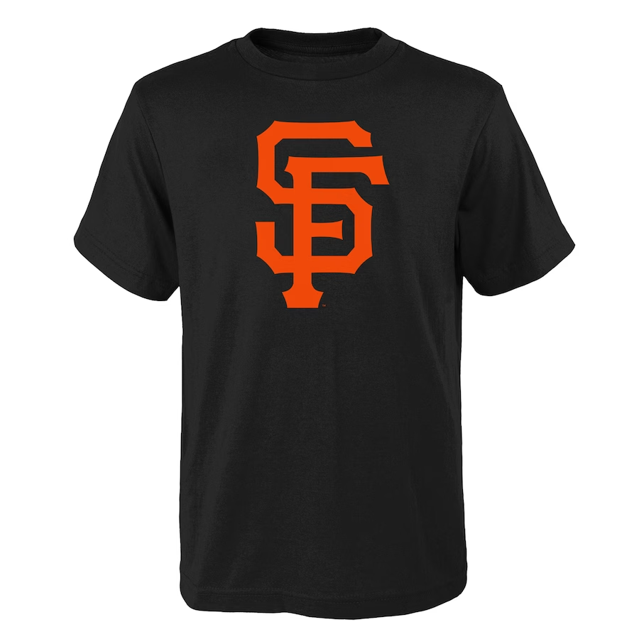 Outerstuff Youth Black San Francisco Giants Logo Primary Team T-Shirt Size: Medium