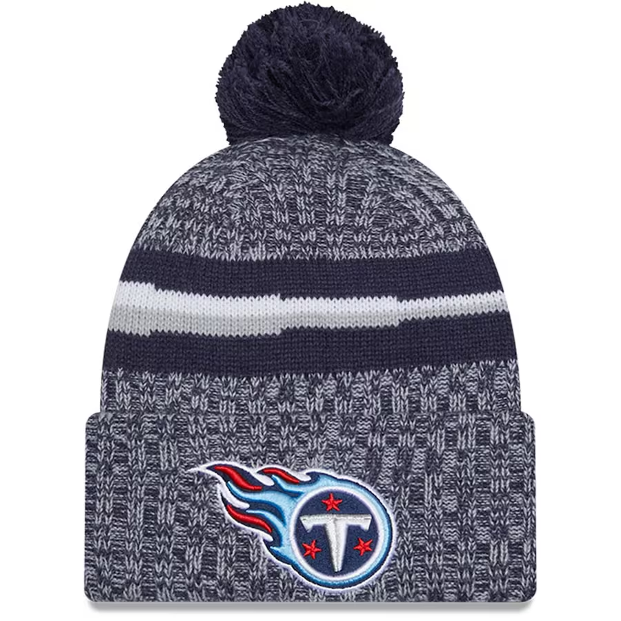 RARE Vintage 2014 outlet NFL Tennessee Titans Sideline Pom Beanie NWT