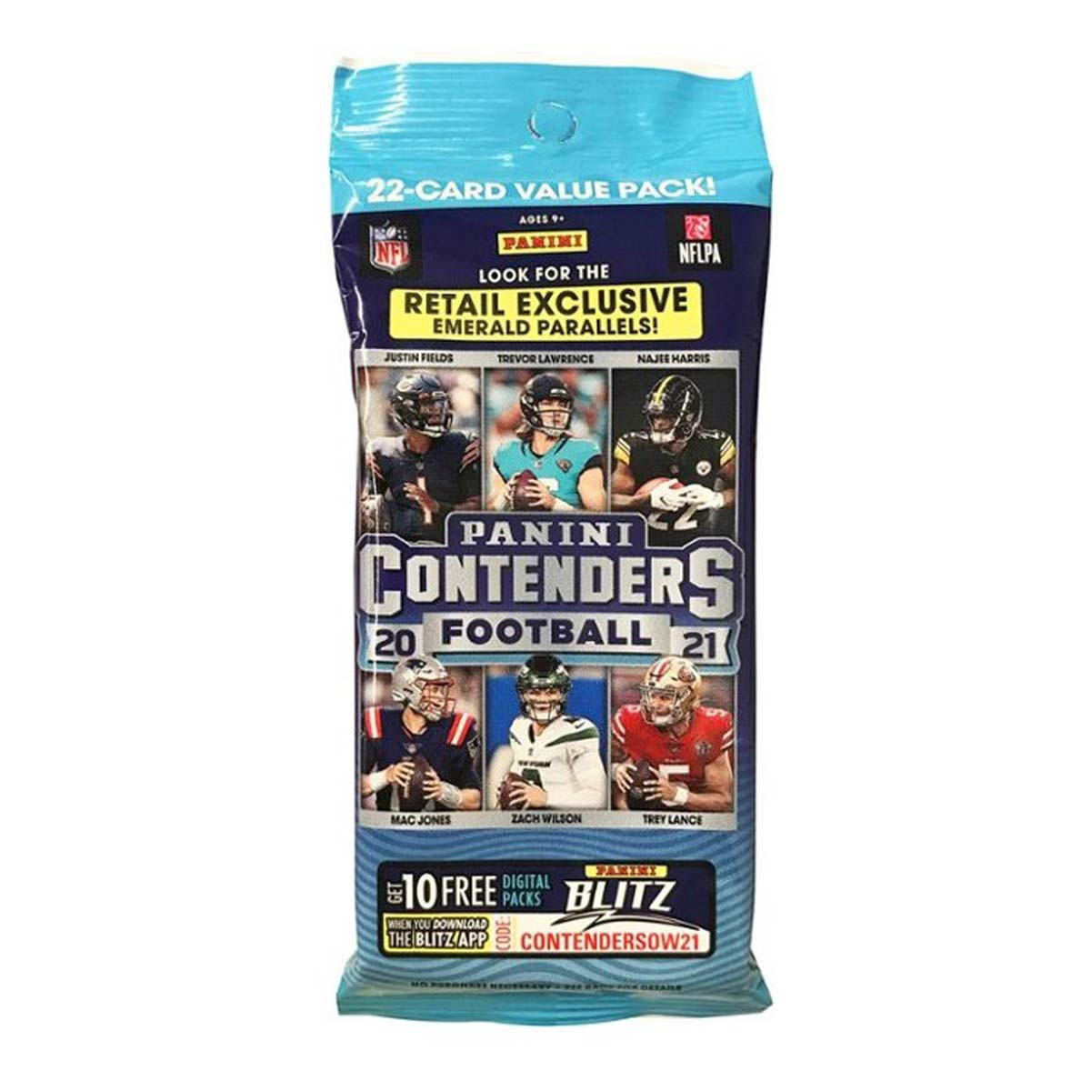 NFL Panini 2021 Contenders Football Trading Card HANGER Box (30