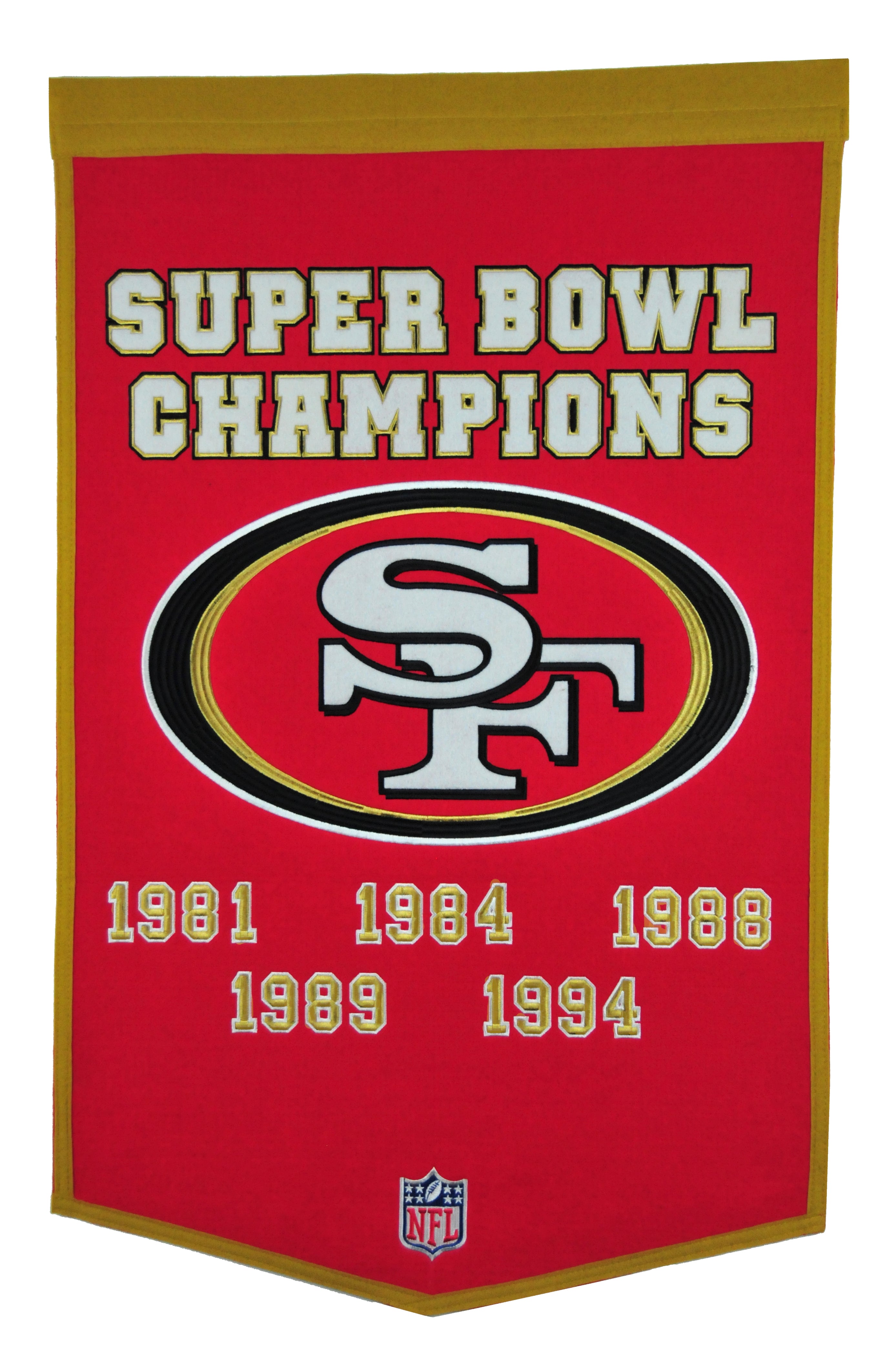 NFL Superbowl Champs Plush Throw - San Francisco 49ers