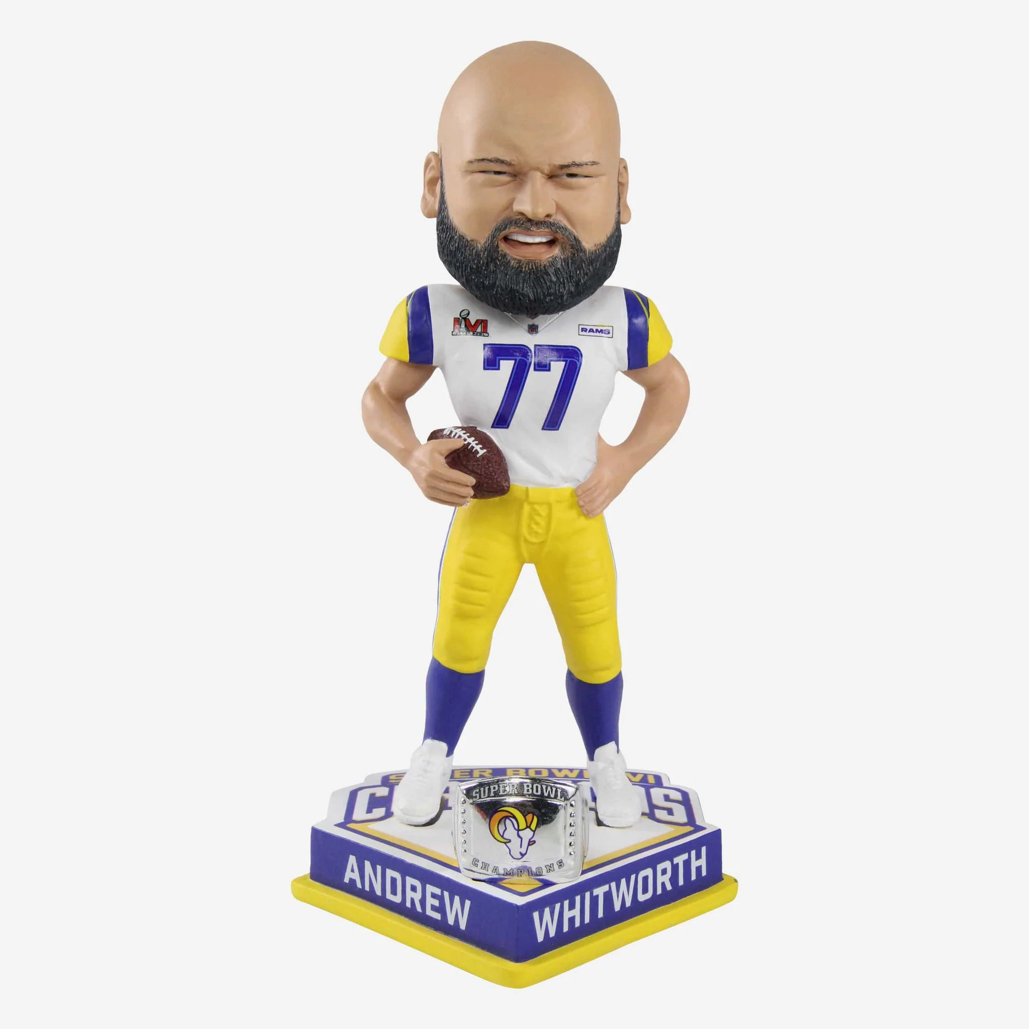 Andrew Whitworth Los Angeles Rams Cincinnati Bengals Super Bowl LVI 