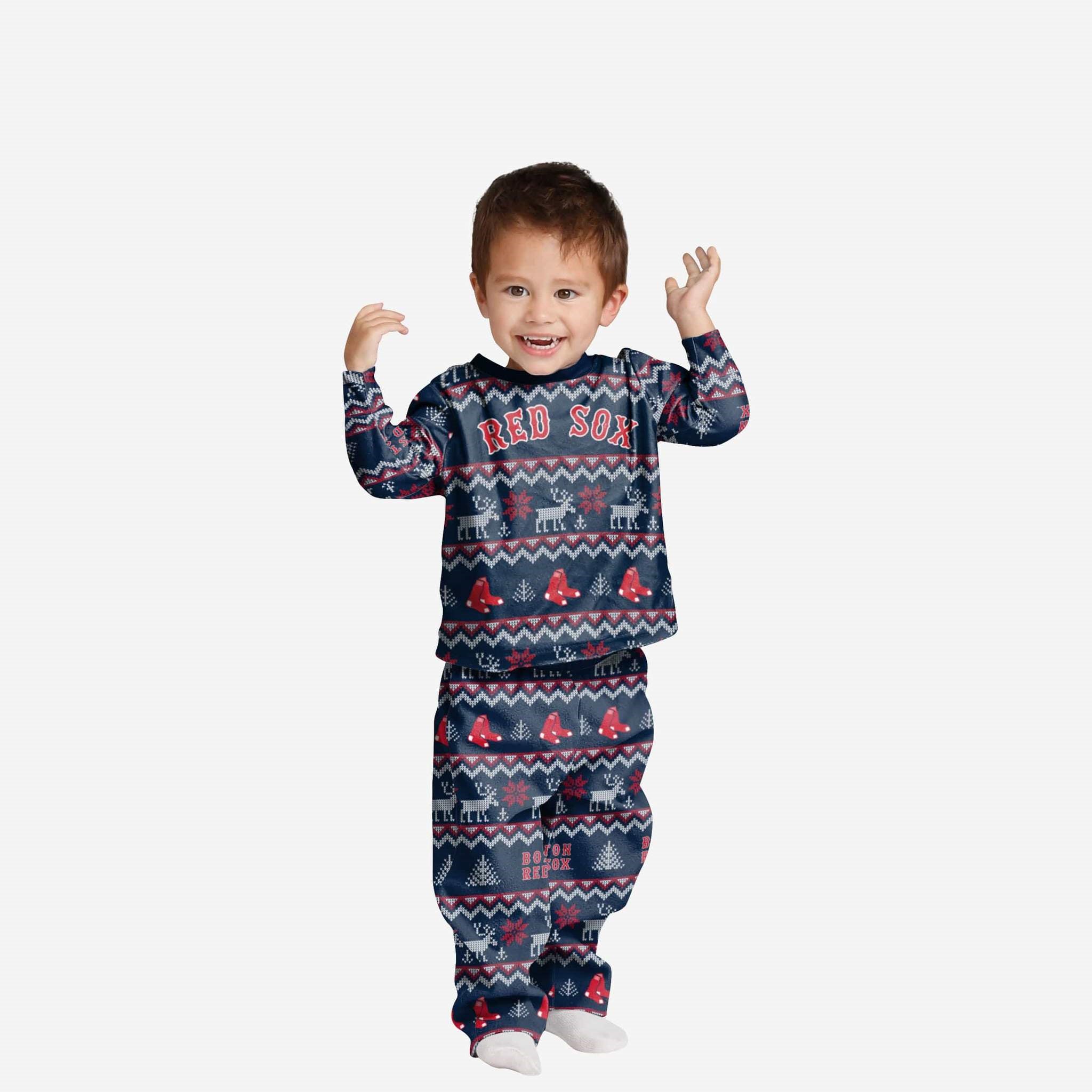 Outerstuff Boston Red Sox Youth All Over Print Pajamas 21 / M