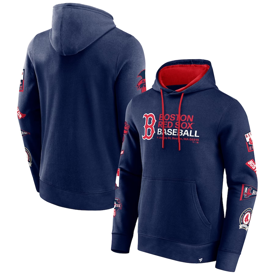 Fanatics Boston Red Sox Men's Extra Innings Pullover Hoodie Sweatshirt 23 / XL
