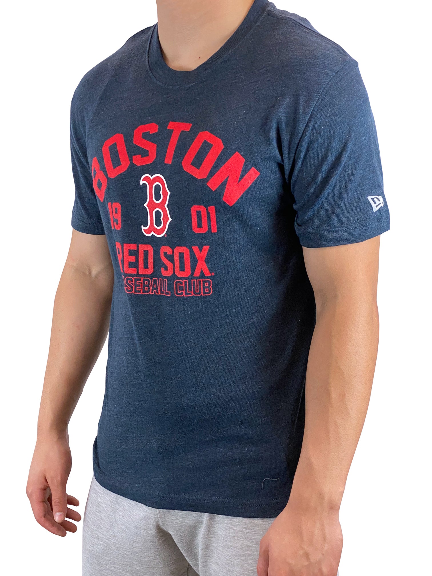 Men's '47 Charcoal Boston Red Sox Wonder Boy Vintage Tubular T-Shirt Size: Small