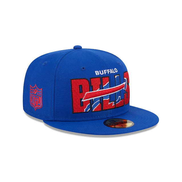 New ERA NFL Blue Hat Buffalo Bills 59Fifty Fitted 7 1/8