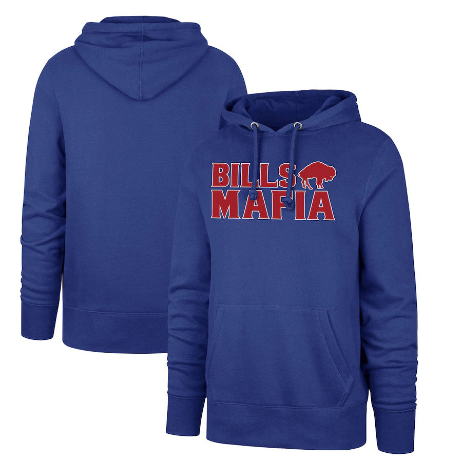 47 Buffalo Bills Men's Mafia Regional Hoodie Sweatshirt 21 Blu / M