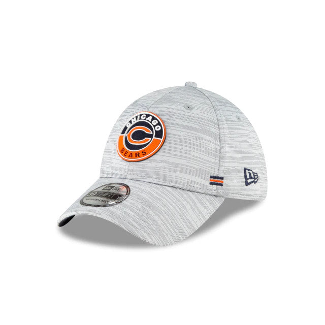 Chicago Bears Grey 2022 Sideline 39THIRTY Flex Fit Cap