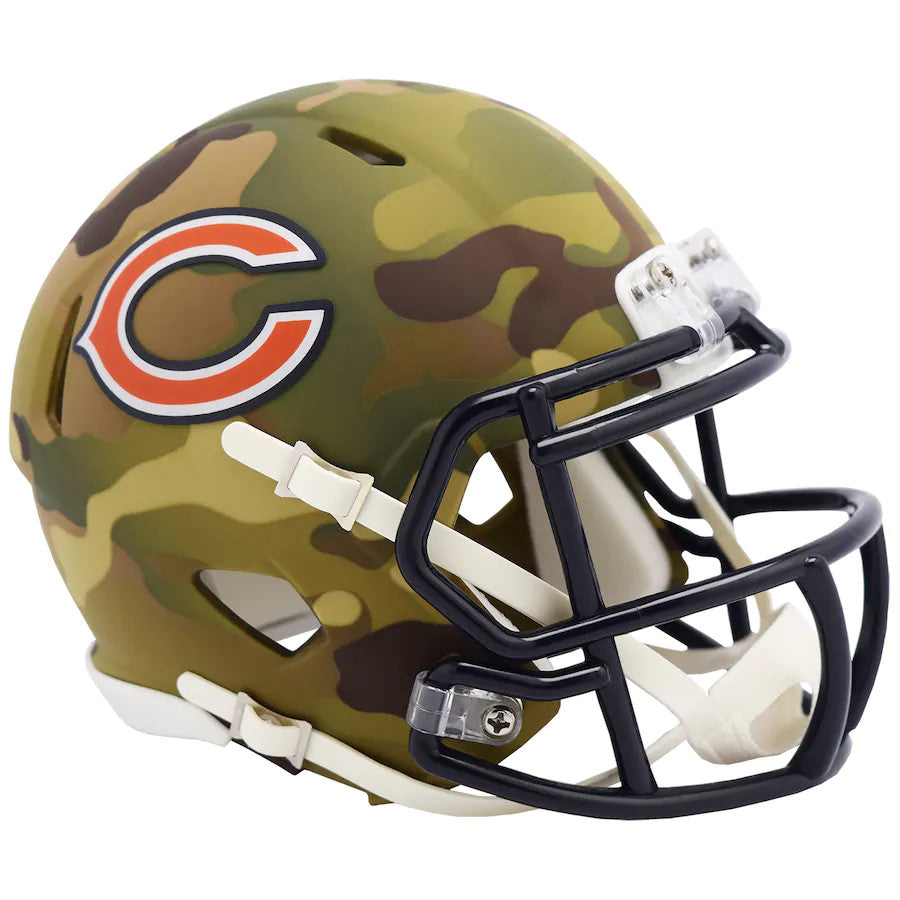 CHICAGO BEARS CAMO MINI SPEED HELMET – JR'S SPORTS