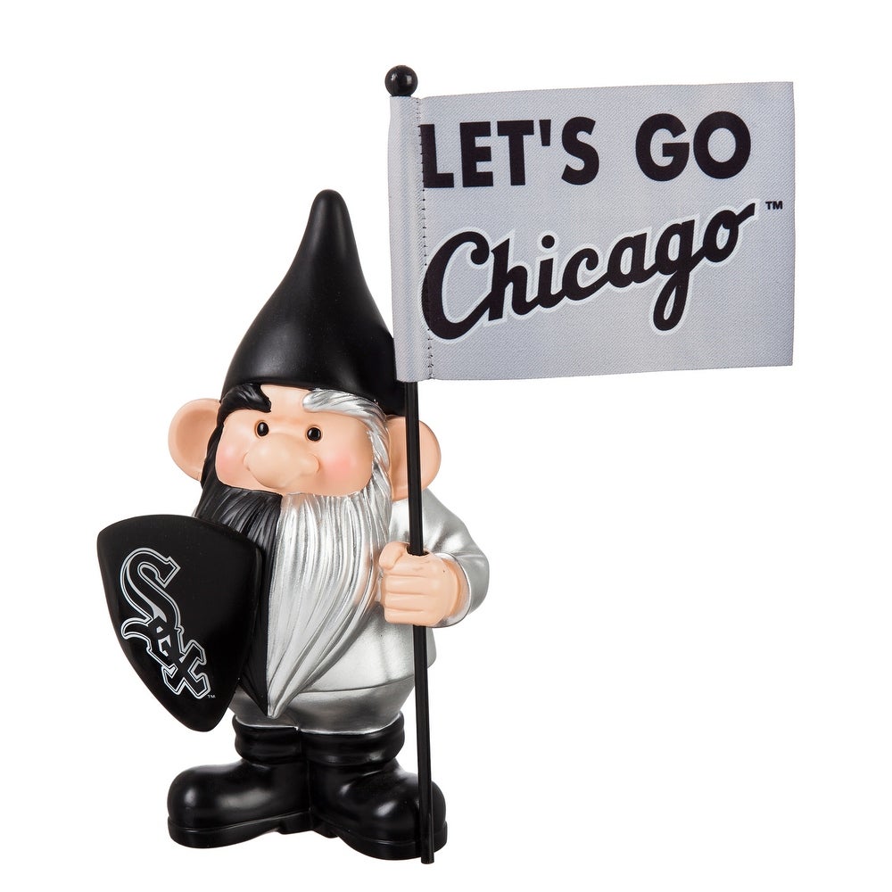 Evergreen Enterprises Chicago White Sox Flag Holder Gnome