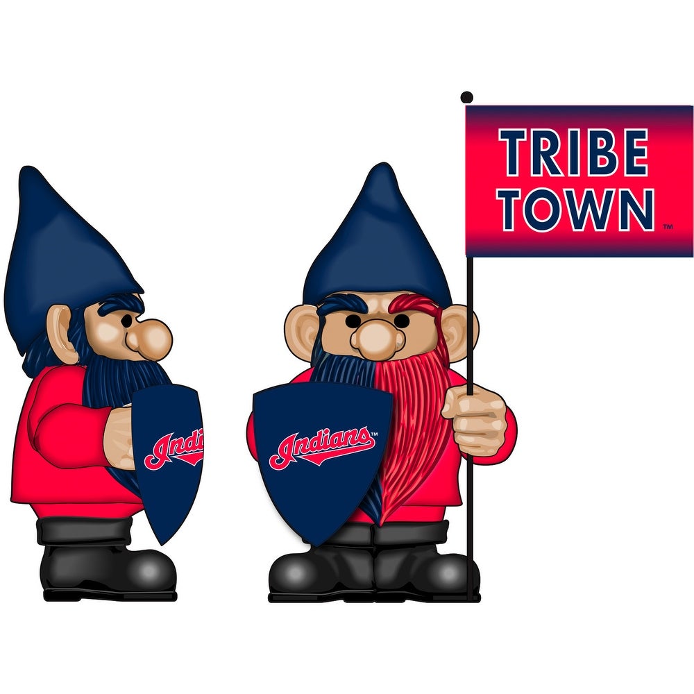 CLEVELAND INDIANS FLAG HOLDER GNOME – JR'S SPORTS