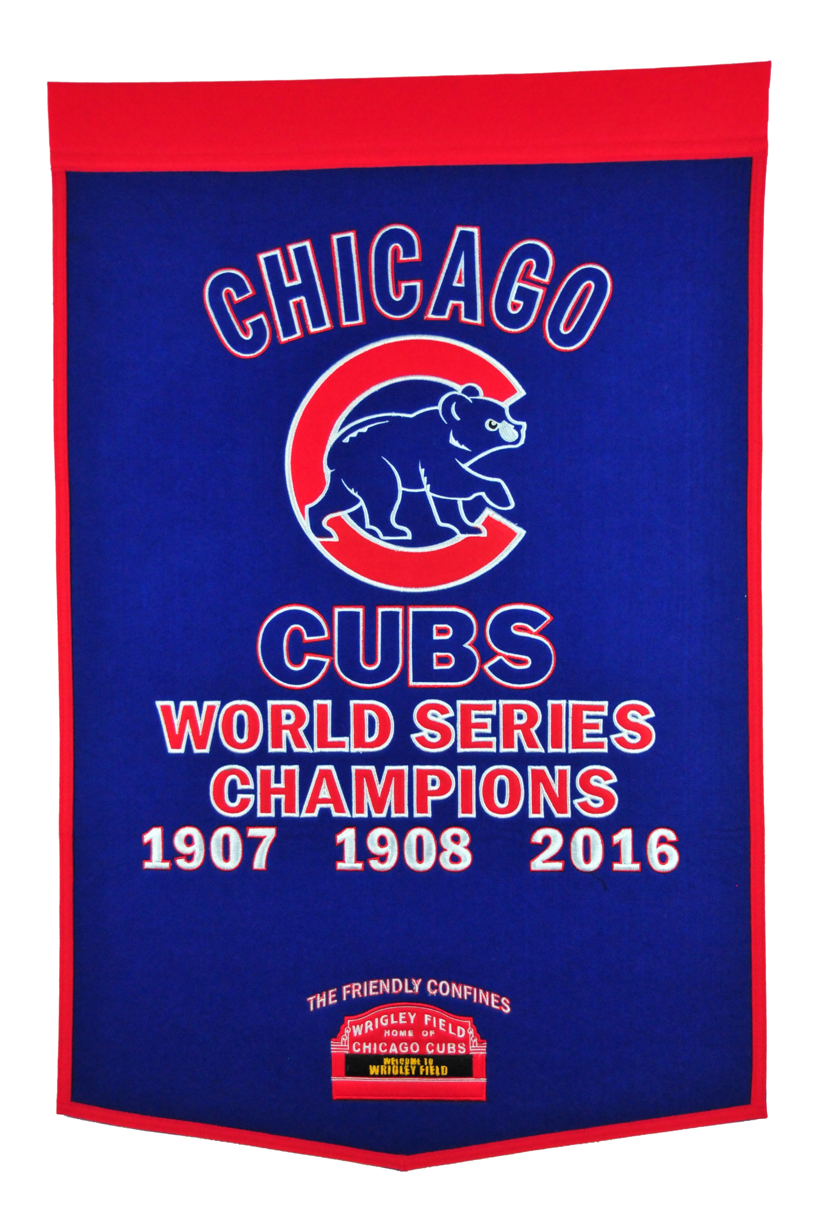 Chicago Cubs 2016 World Series Champions Banner Patch