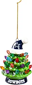 Dallas Cowboys 4 LED Ceramic Christmas Ornament — DiscoSports