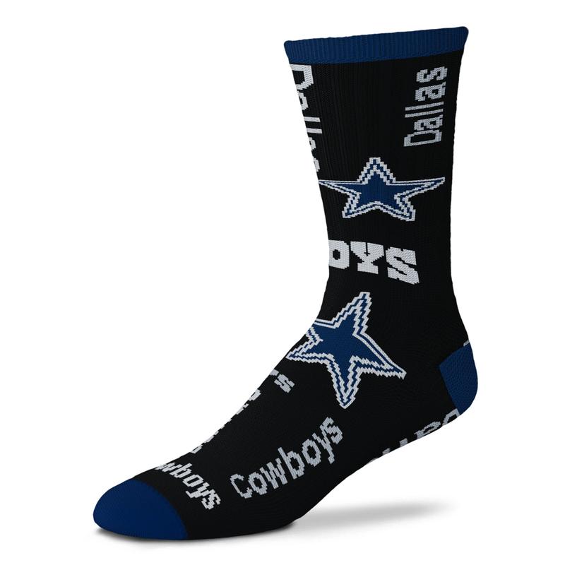 Infant For Bare Feet Dallas Cowboys Rugby Stripe Socks