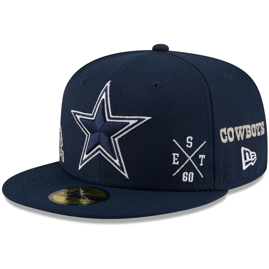 DALLAS COWBOYS COLOR PACK 59FIFTY FITTED HAT - CHARCOAL – JR'S SPORTS