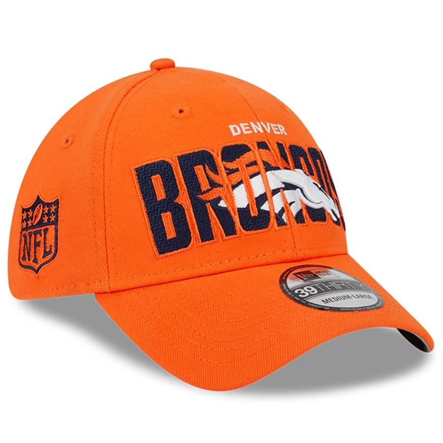 Men's New Era Royal Denver Broncos 2023 NFL Training Camp Throwback  39THIRTY Flex Fit Hat