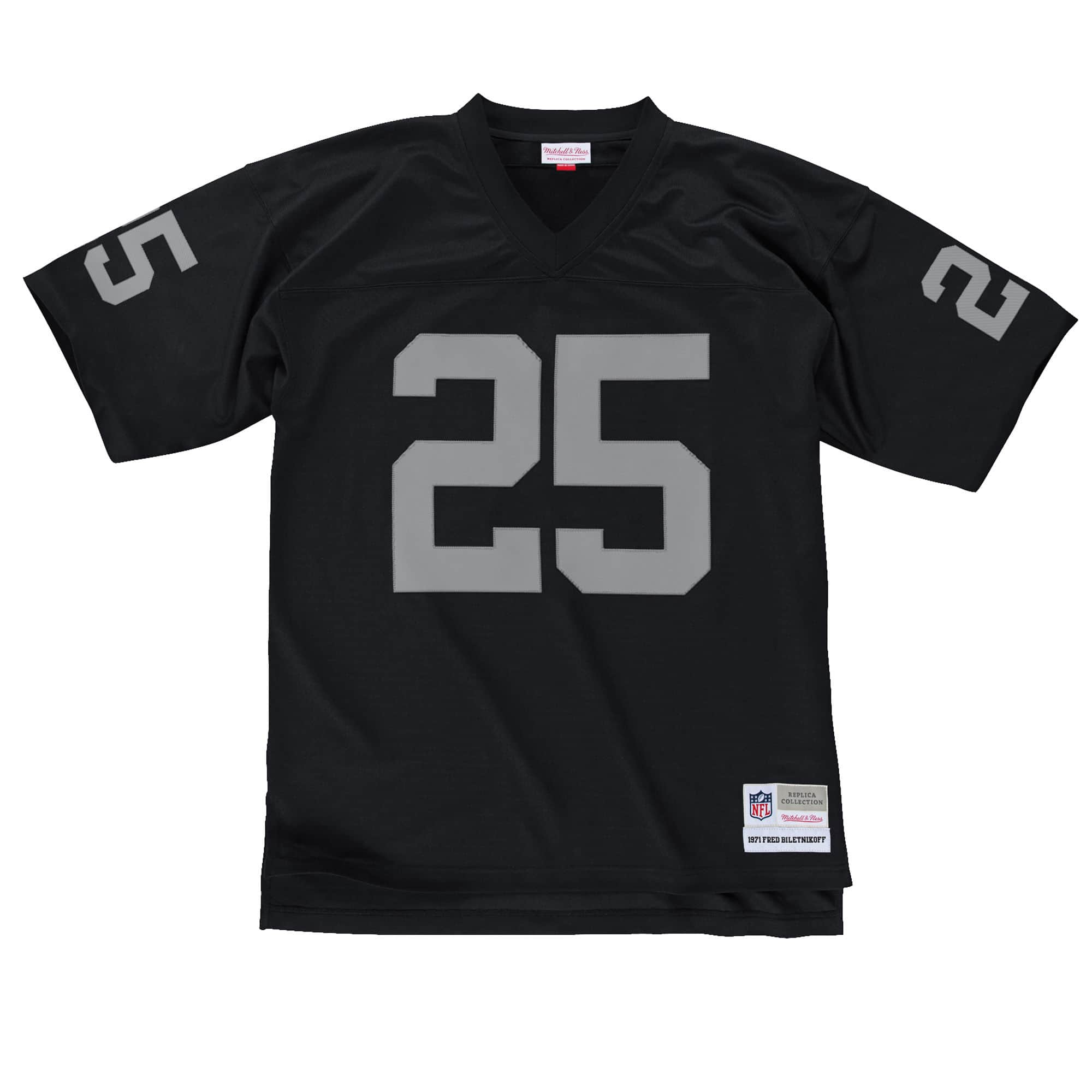 Mitchell & Ness Fred Biletnikoff Black Las Vegas Raiders Legacy Replica Jersey