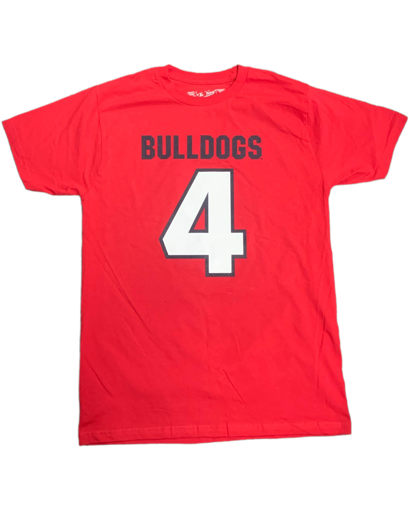 Retro Brand Fresno State Bulldogs Men's Derek Carr Name and Number T-Shirt - Red 22 FRS / L