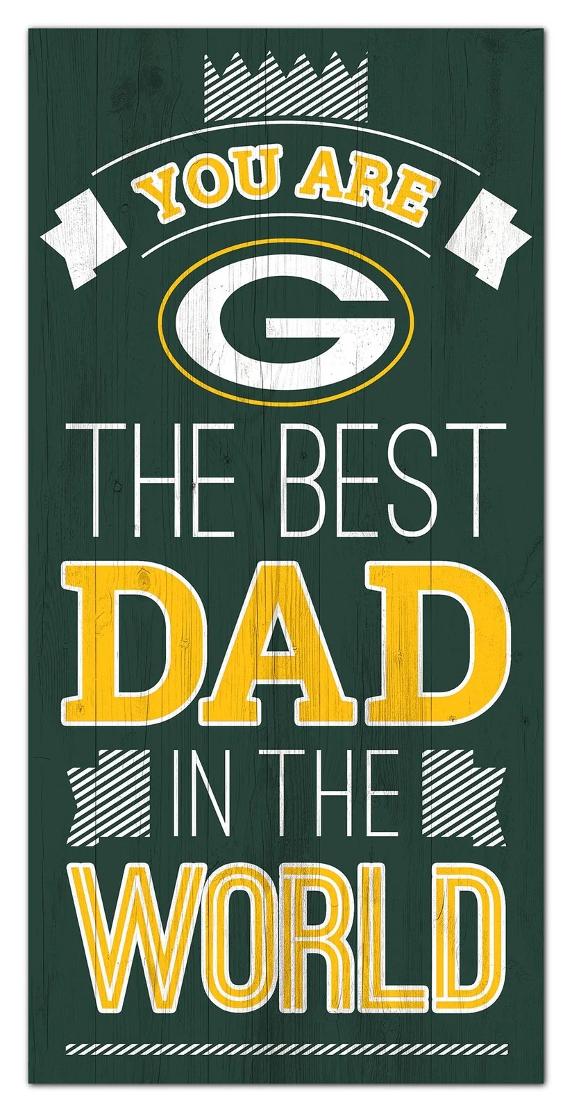 Green Bay Packers Distressed Round Sign