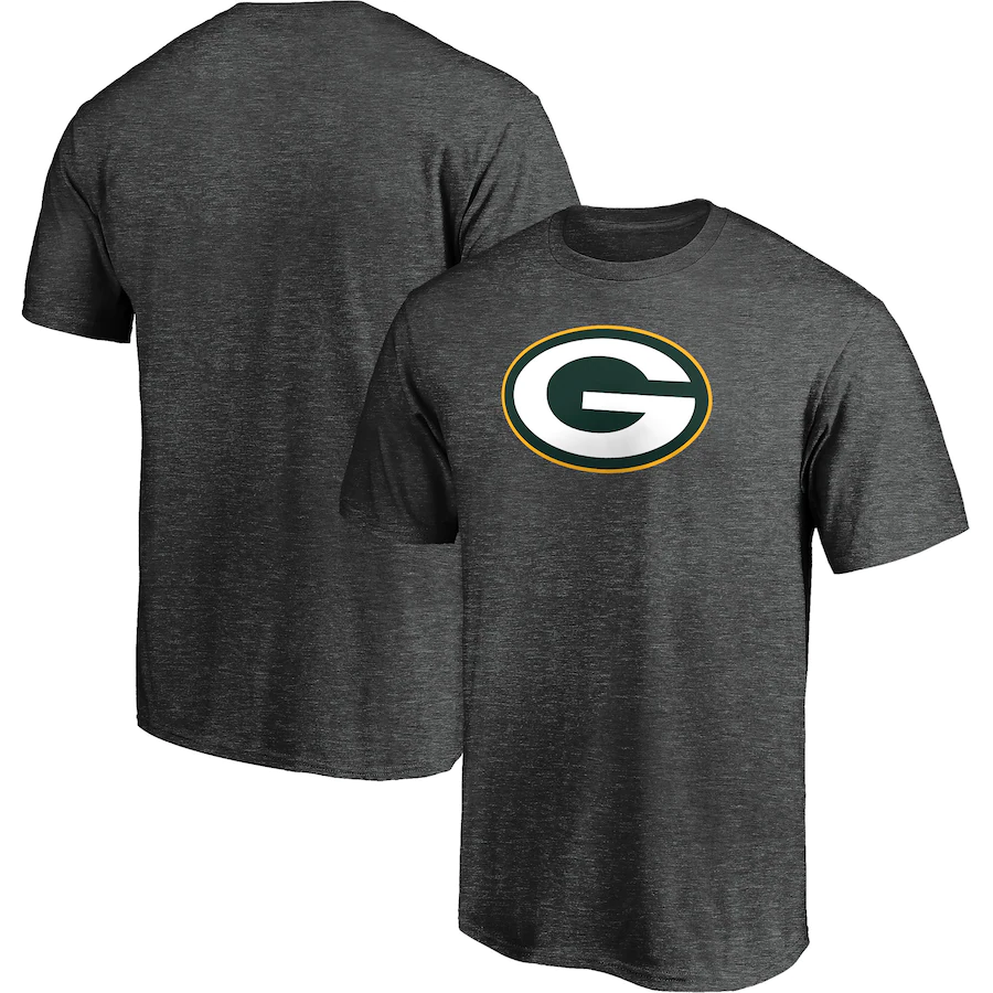 Fanatics Green Bay Packers Men's Primary Logo Tee - Gray 22 Gry / 3XL