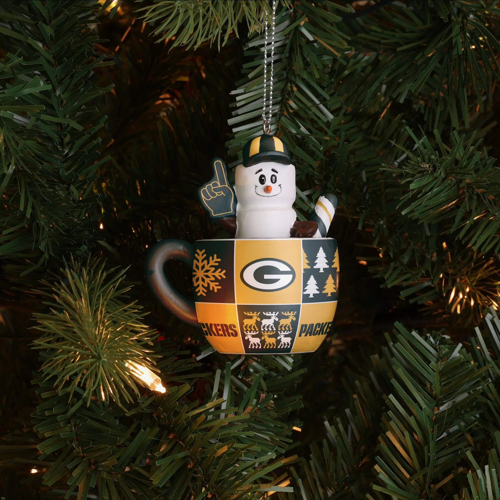 Green Bay Packers NFL Fans Personalized Christmas Ornaments