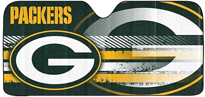 GREEN BAY PACKERS AUTO SUN SHADE - 59'X27' – JR'S SPORTS