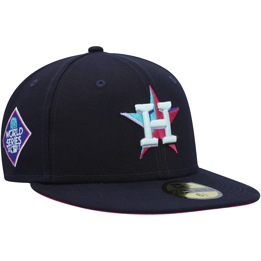 Houston Astros New Era State 59FIFTY Fitted Hat - White 8 1/4