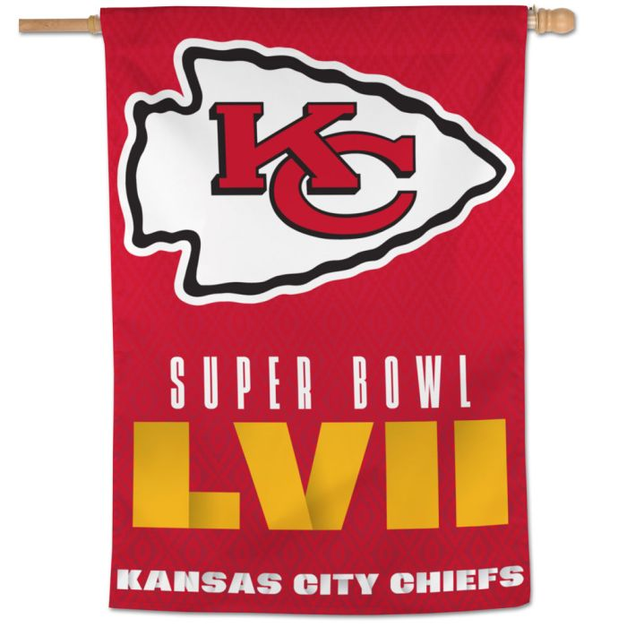 KANSAS CITY CHIEFS 2022 AFC CONFERENCE CHAMPIONS 28' X 40' VERTICAL FL –  JR'S SPORTS